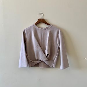 Priory knot top in cream